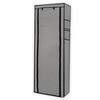 SCHUHSCHRANK Faltbar (Grau) - Grau, Textil (28/170/58cm) - Intirilife
