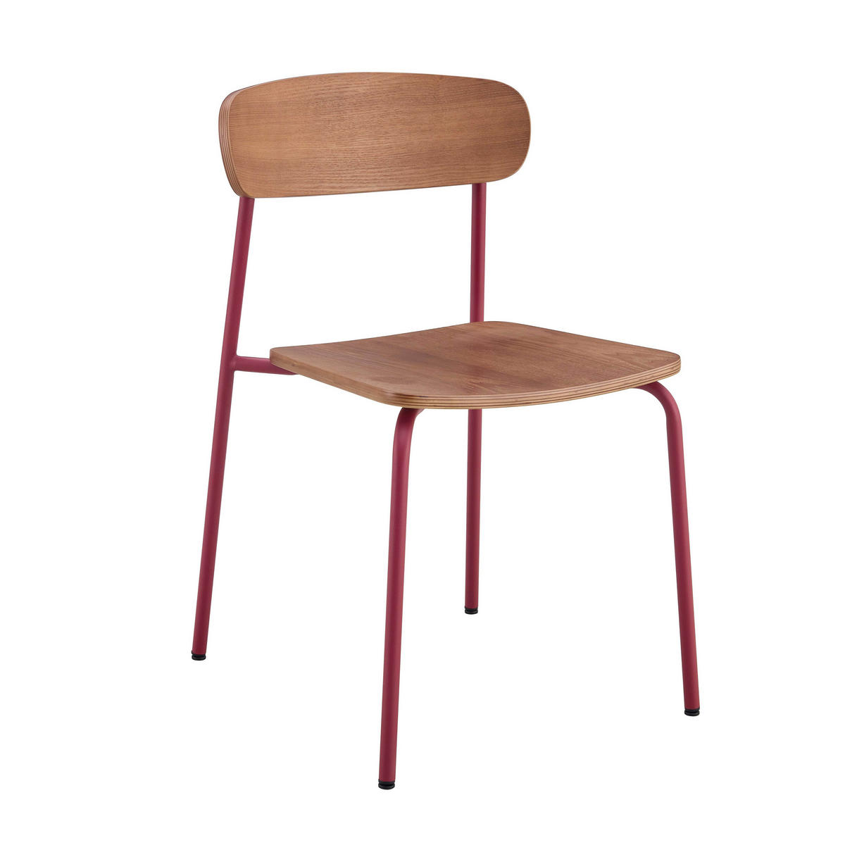 STUHL 2-tlg., Lila - Lila, Holz (42/96/50cm) - Oviala