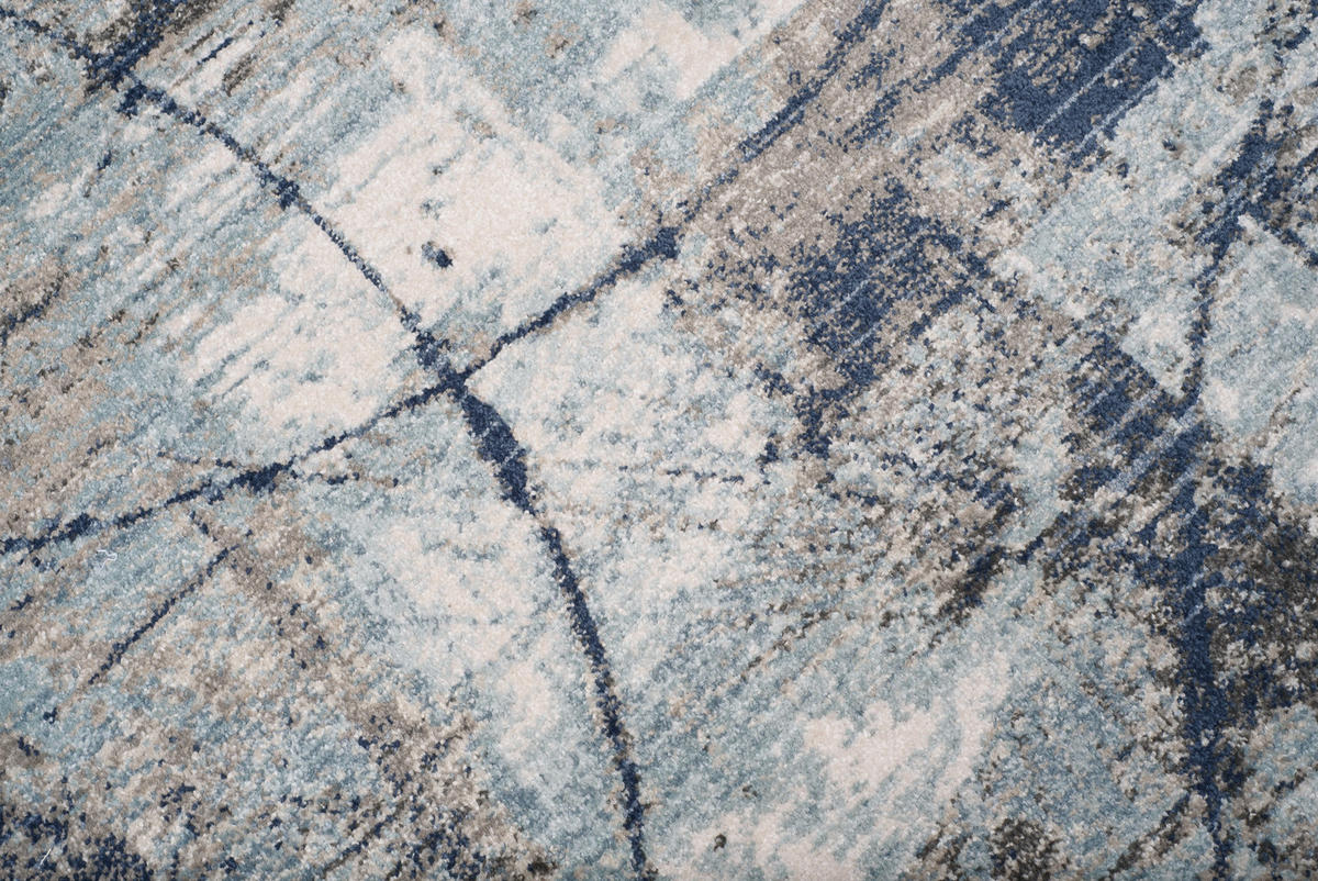 TEPPICH RIVIOLI Hellblau 120/170 cm - Hellblau, Textil (120/170cm) - Tapiso
