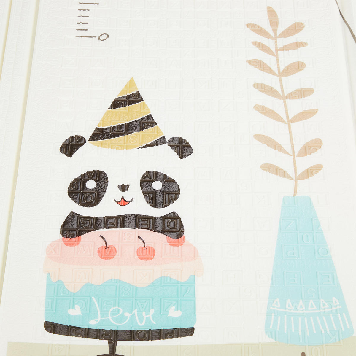 IGRALNA podloga - večbarvno, umetna masa/tekstil (195/175cm) - Relaxdays