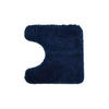 BADEMATTE MIT WC AUSSCHNITT Florenz - Dunkelblau, Textil (45/45cm) - WohnDirect