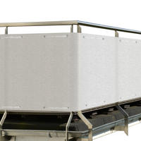 BALKONUMSPANNUNG SolVision HB2 90/300 cm Weiß Polyethylen - Weiß, Kunststoff (300/90cm) - Sol Royal