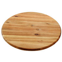 SERVIERBRETT drehbar 40/40/4 cm - Braun, Holz (40/40cm) - Kesper