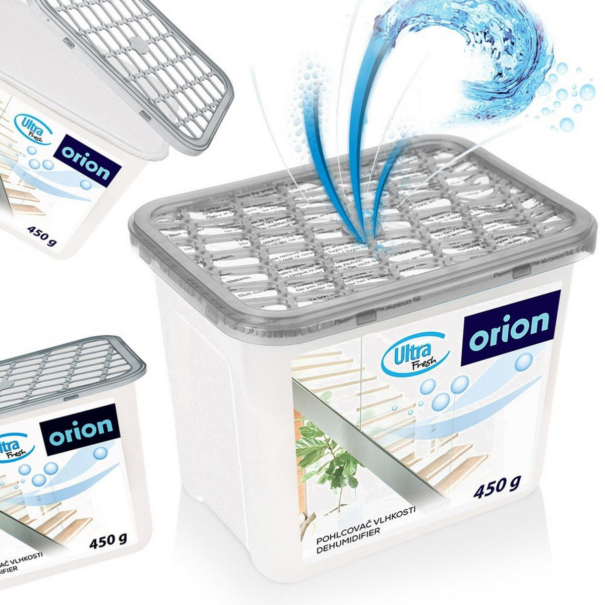 FEUCHTIGKEITSABSORBER Ultra Fresh weiß - Weiß, Kunststoff (10.5/12/15cm) - Orion 