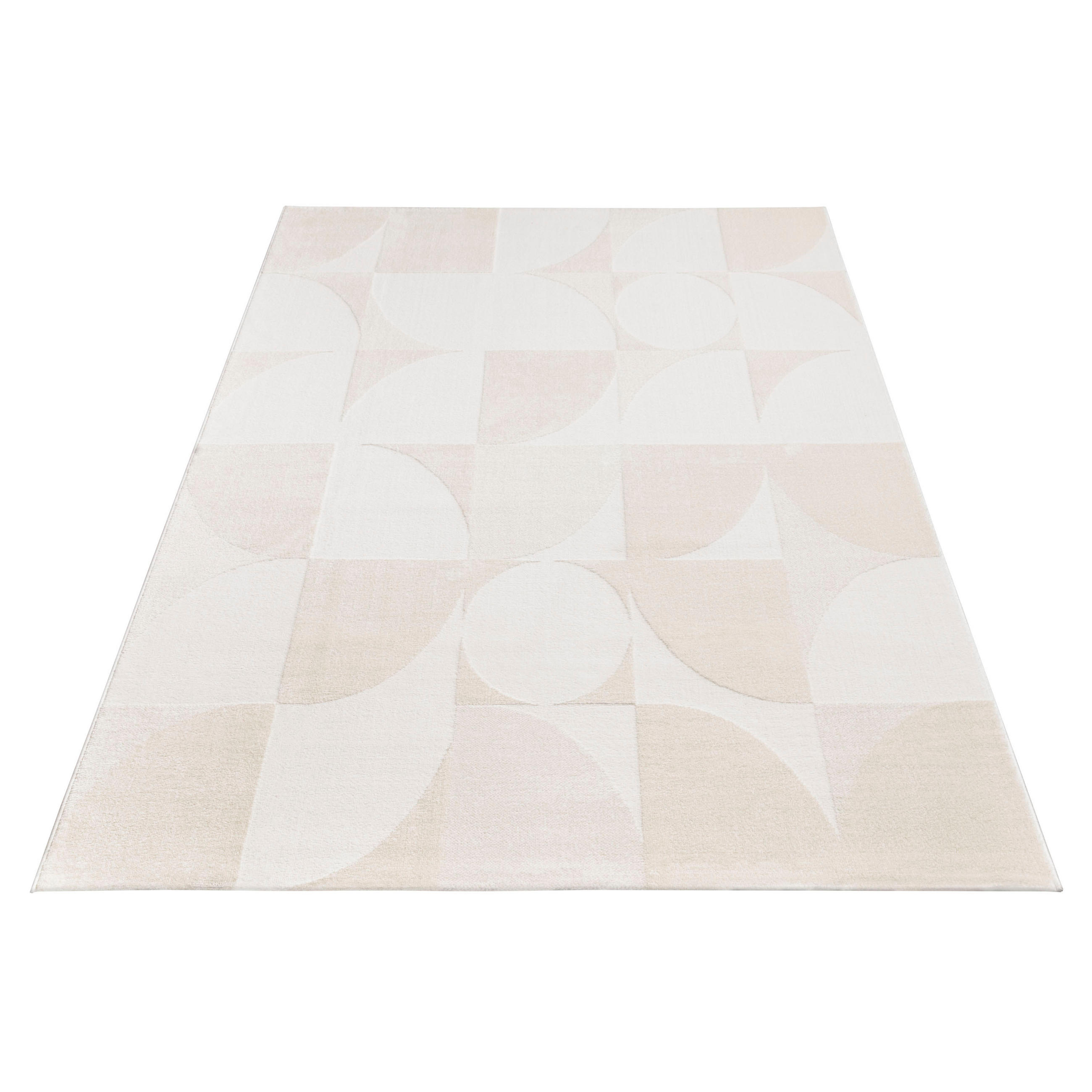 KURZFLORTEPPICH 160/220 cm Luzern 656 - Creme, Textil (160/220cm) - Paco Home