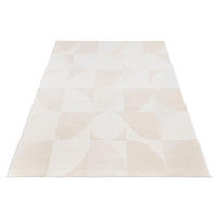 KURZFLORTEPPICH 160/220 cm Luzern 656 - Creme, Textil (160/220cm) - Paco Home