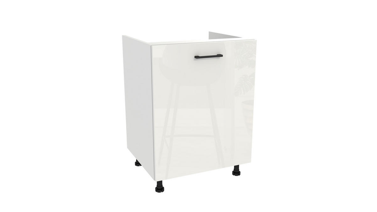 WINKELKÜCHE 240x180 cm mit Arbeitsplatte - SIMPLY Z15 - in Eiche Rille / Weiß Hochglanz - Weiß Hochglanz/Eichefarben, Holz (420/212/53cm)