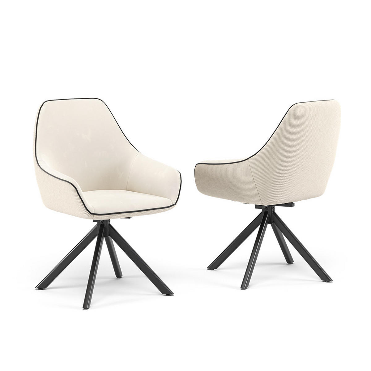 LOUNGE CHAIR Eleganza Béžová - béžová, kov (60/89/62cm) - Vicco