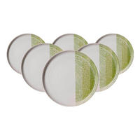 FRÜHSTÜCKSTELLER Trio Grün ø 19,5 cm 6er Set - Grün, Keramik (19.5cm) - Ritzenhoff Breker