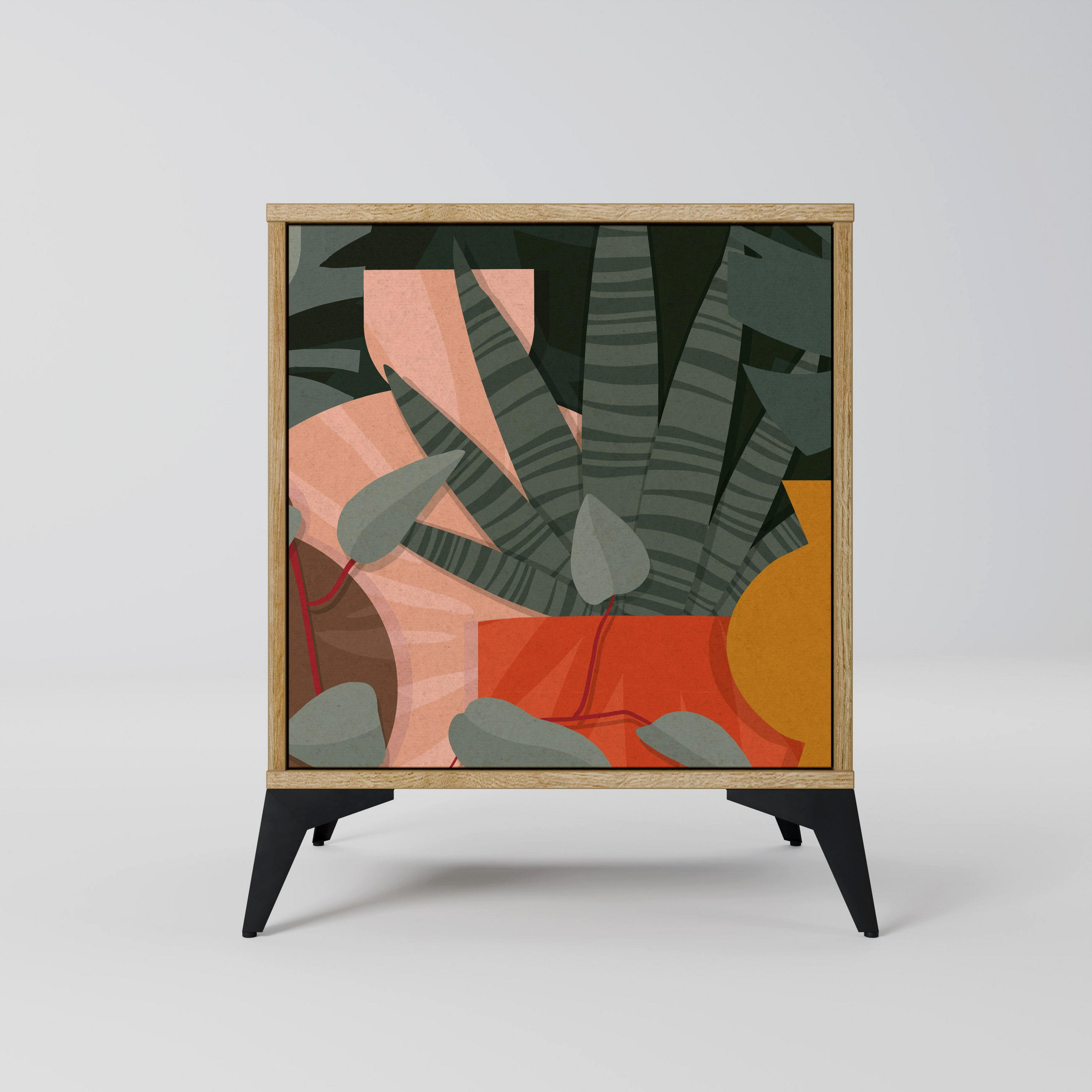 SpaceRebels Sideboard Eiche 57.5x70.5x42 cm