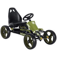 GOKART DE-06087 mit Handbremse und verstellbarem Sitz Grün - Grün, Kunststoff/Metall (105/54/61cm) - ComfortXL