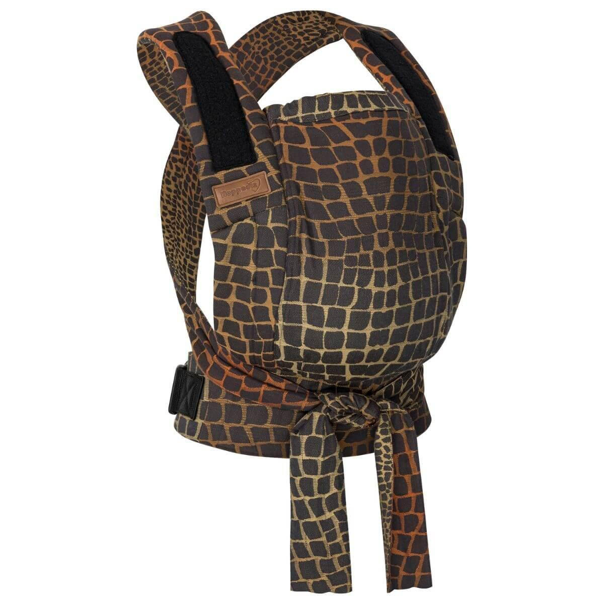 BABYTRAGE Bondolino b.pure - Dunkelgrau/Goldfarben, Textil (26.5/7.2/38.5cm) - Hoppediz