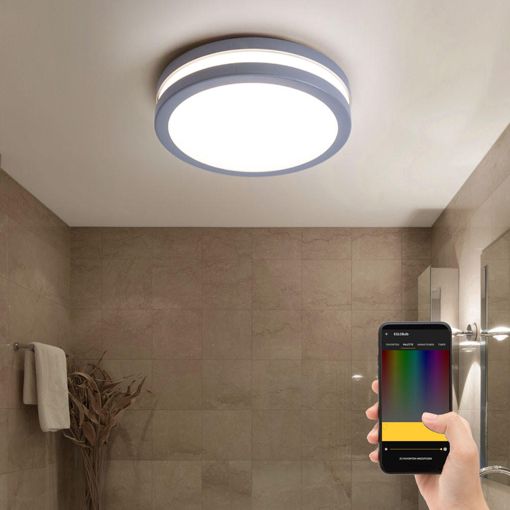 LED WANDEINBAULEUCHTE LOCANA Weiß - Weiß, Metall (26/26/9.5cm)