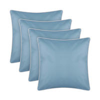 OUTDOORKISSEN 45x45 cm wasserabweisend Türkis 4er-Pack - Türkis, Kunststoff (45/45cm)
