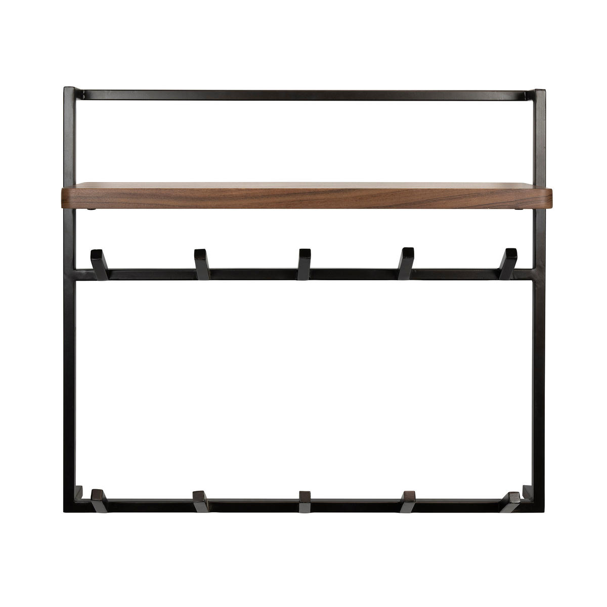 WANDGARDEROBE Air Pure Braun 25/85/75 cm - Braun, Holz (85/75/25cm) - Hoyz Collection