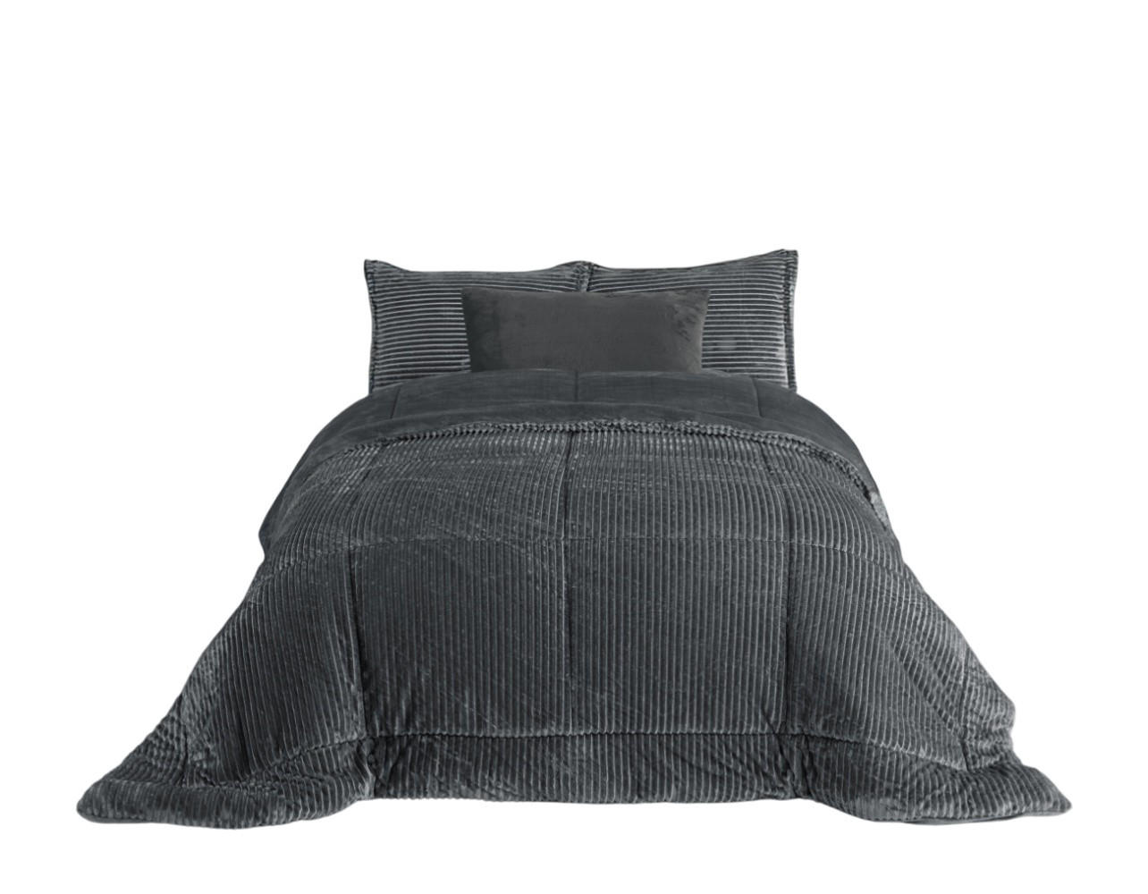 TAGESDECKE 260/240 cm Set 4-teilig VESPA #04 - Grau, Textil (260/240cm) - ROLFNERS