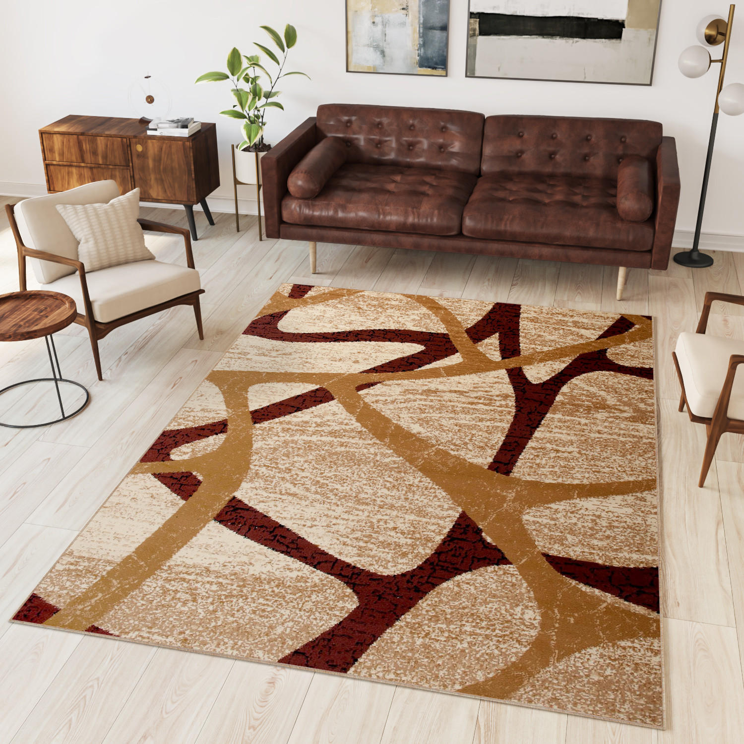 TEPPICH DREAM Creme 140/200 cm - Creme, Textil (140/200cm) - Tapiso