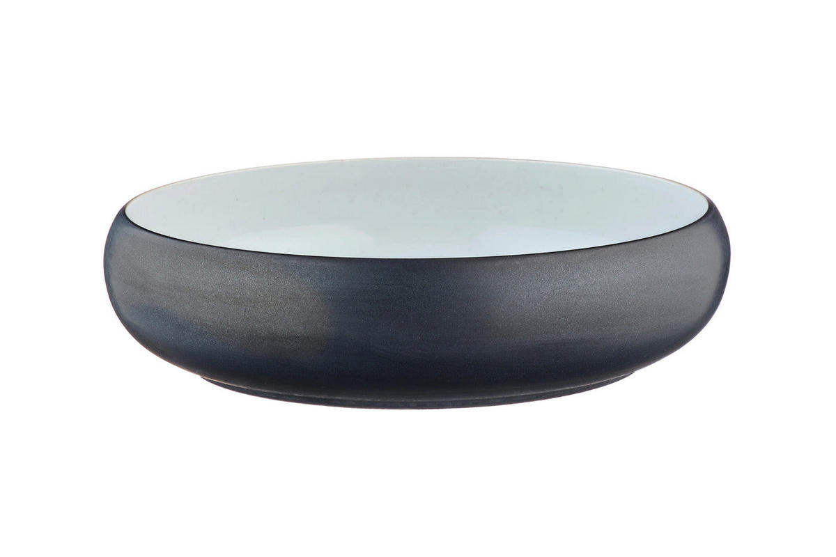 OBSTSCHALE Gourmet Ø22cm und Ø30cm - 2er-Set - Onyx - Schwarz, Keramik (7cm) - Björn
