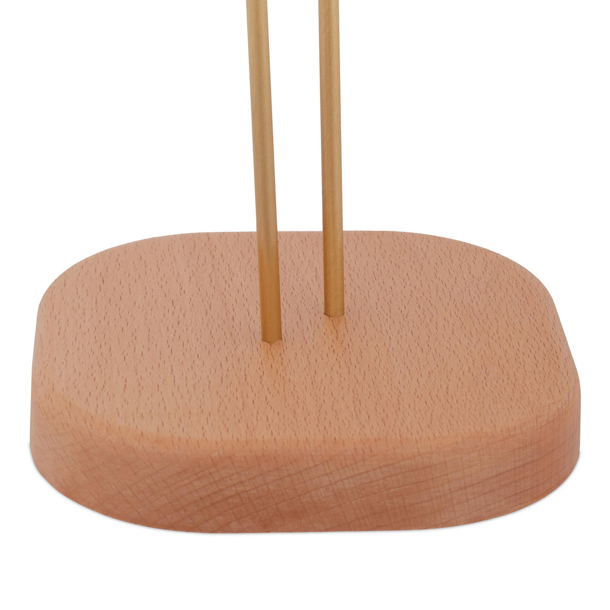 KÜCHENROLLENHALTER - Hellbraun, Holz/Metall (13/30.5/13cm) - Relaxdays