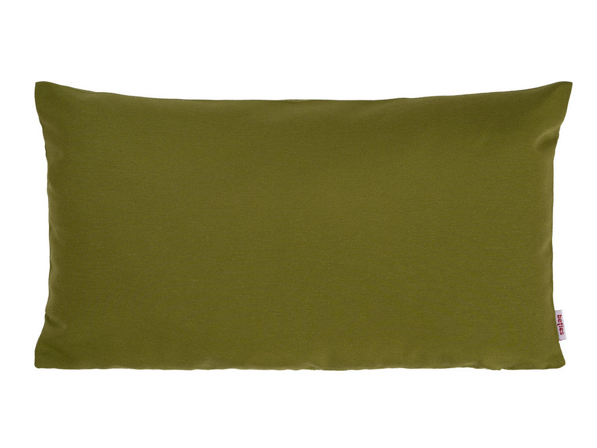 KISSENHÜLLE Wunschton moosbild-grün 30/50 cm - Grün, Textil (30/50cm) - beties Heimtextil