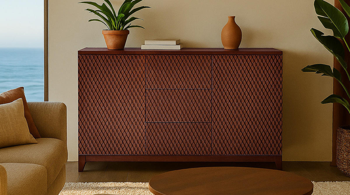 SIDEBOARD COPAS Braun Holz - Braun, Eichenholz/Holz (140/85/40cm) - KAWOLA