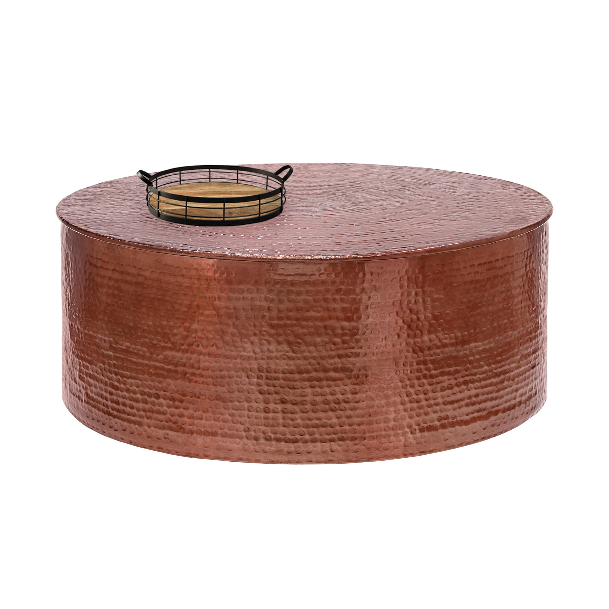 Thumbnail - Womo-Design Couchtisch, Bronze, Metall, 90x37x90 cm, Wohnzimmer, Wohnzimmertische, Couchtische