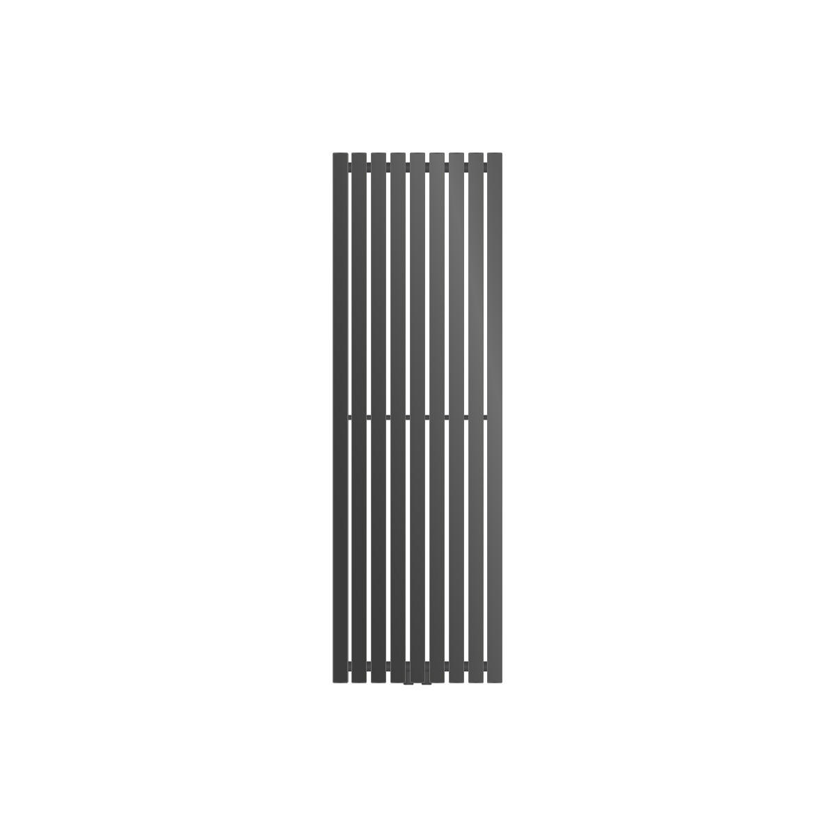BADHEIZKÖRPER Stella 480x1400 mm Anthrazit mit Mittelanschluss - Anthrazit, Metall (48/140/5cm) - LuxeBath