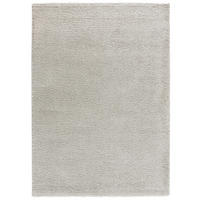 HOCHFLORTEPPICH Silber Atlas 60/120 cm - Silberfarben, Naturmaterialien/Textil (60/120cm) - Atticgo