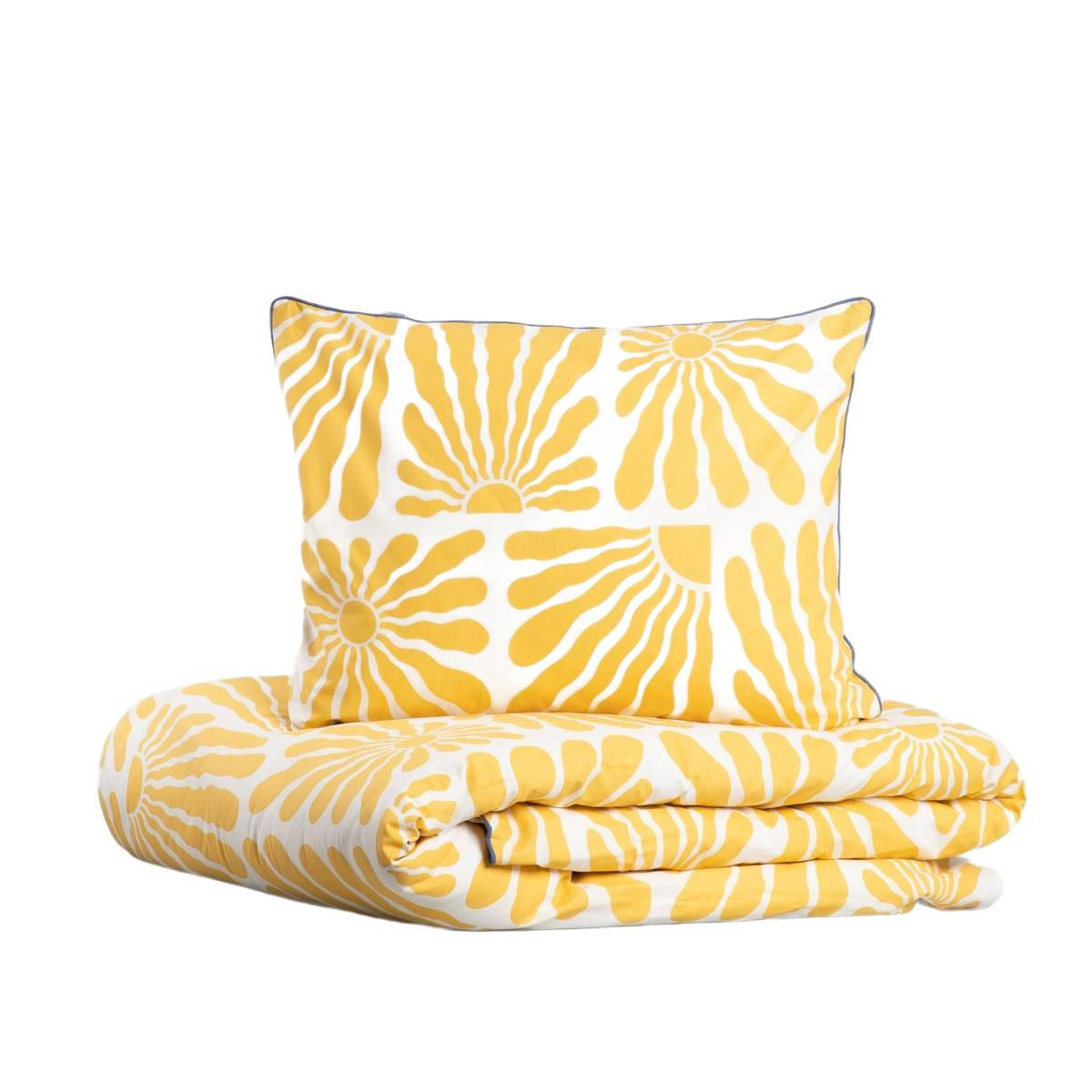 BETTWÄSCHE Maguti 160/200 cm - Gelb, Textil (160/200cm) - Homla