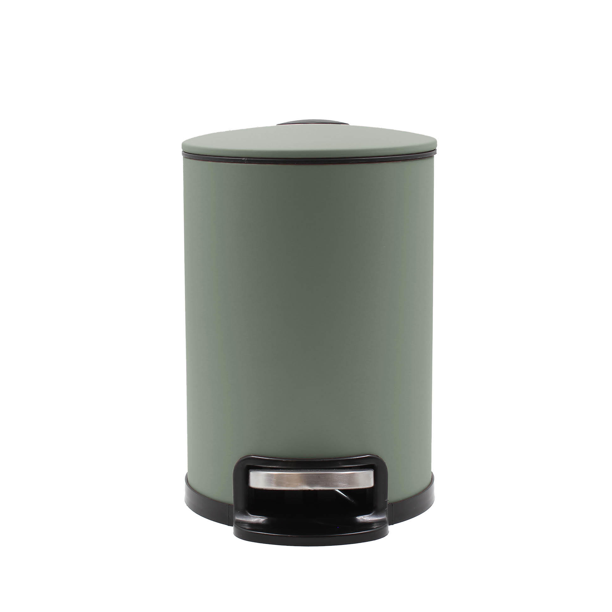 MÜLLEIMER Soft-Close 3 l Metaline - Hellgrün, Metall (20/25/17cm) - Douceur d´intérieur