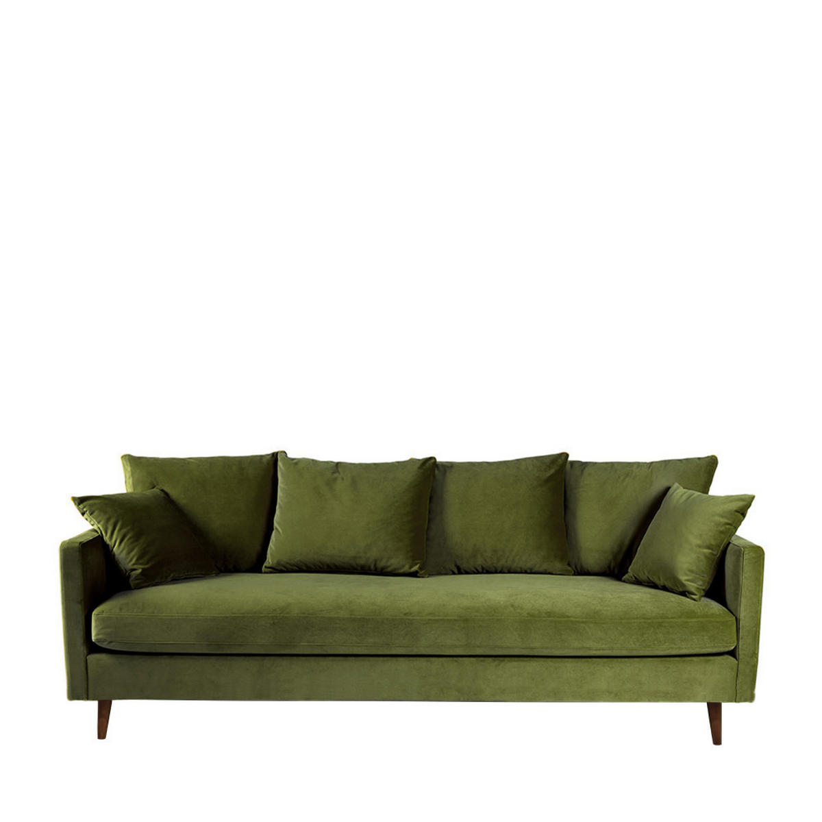 BETTSOFA - Olivengrün - Olivgrün, Textil (213/86/95cm) - Drawer