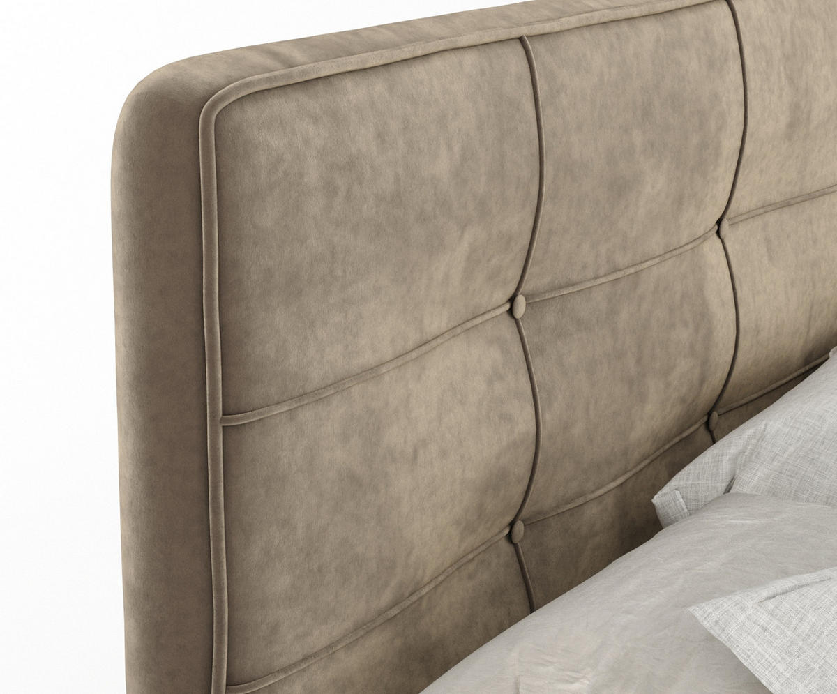 BOXSPRINGBETT Semplice Braun 180/200 cm - Schwarz/Braun, Holz/Holzwerkstoff (180/200cm) - Maison de Reve