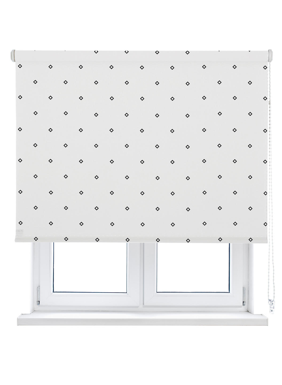 SEITENZUGROLLO bedruckt Pasodoble - Weiß, Textil (135/250/250cm) - VIEWTEX