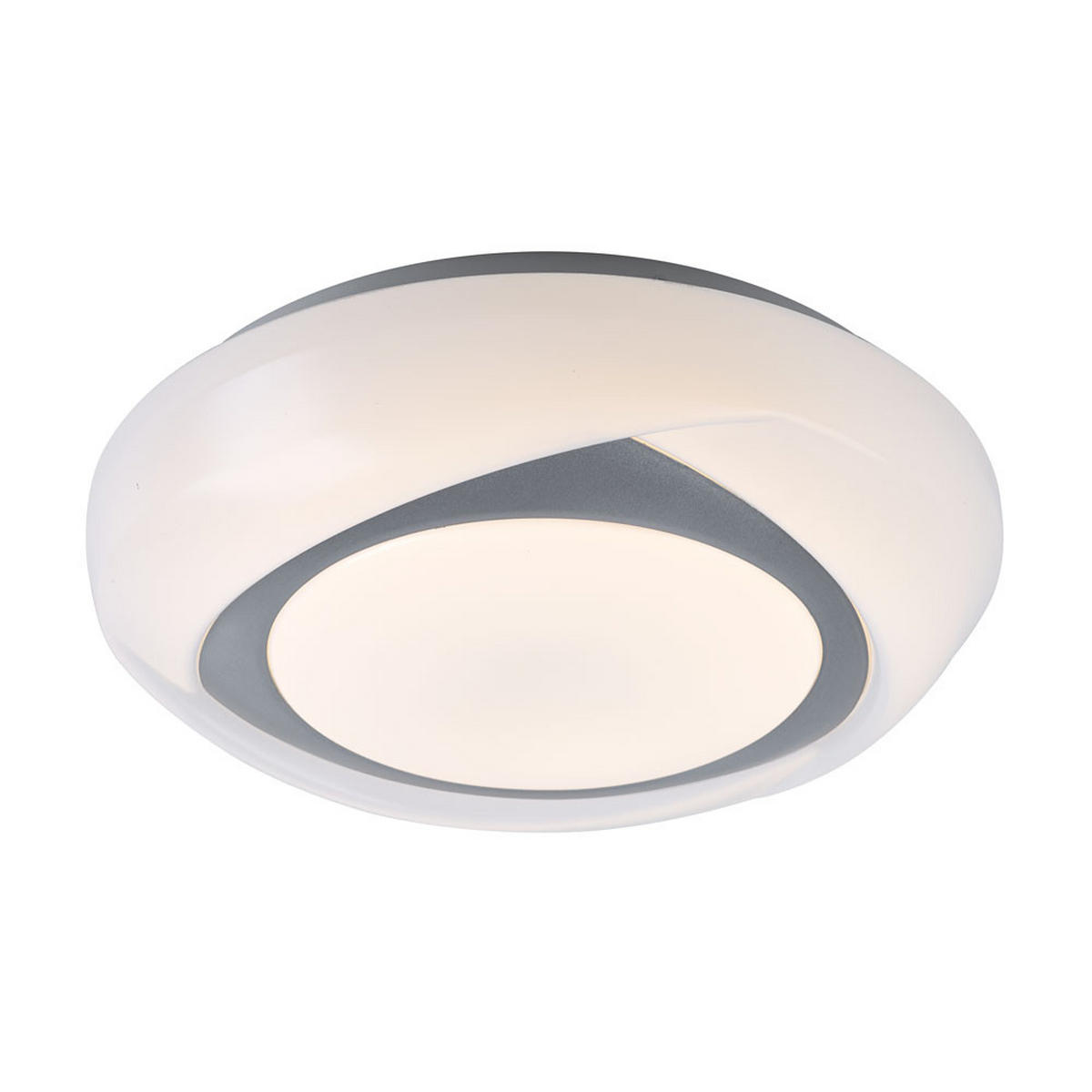 LED DECKENLEUCHTE Metall Weiß Rund - Weiß, Metall (35/35/9.5cm) - Globo Lighting