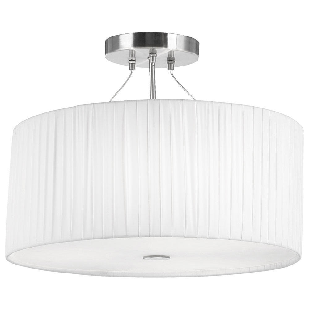 LED DECKENLEUCHTE Metall Weiß - Weiß, Metall (45/45/36cm)