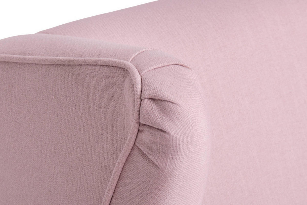 OHRENSESSEL STRALIS inklusive dekorativem Kissen, Rosé - Pink, Textil (82/108/80cm) - KONSIMO®