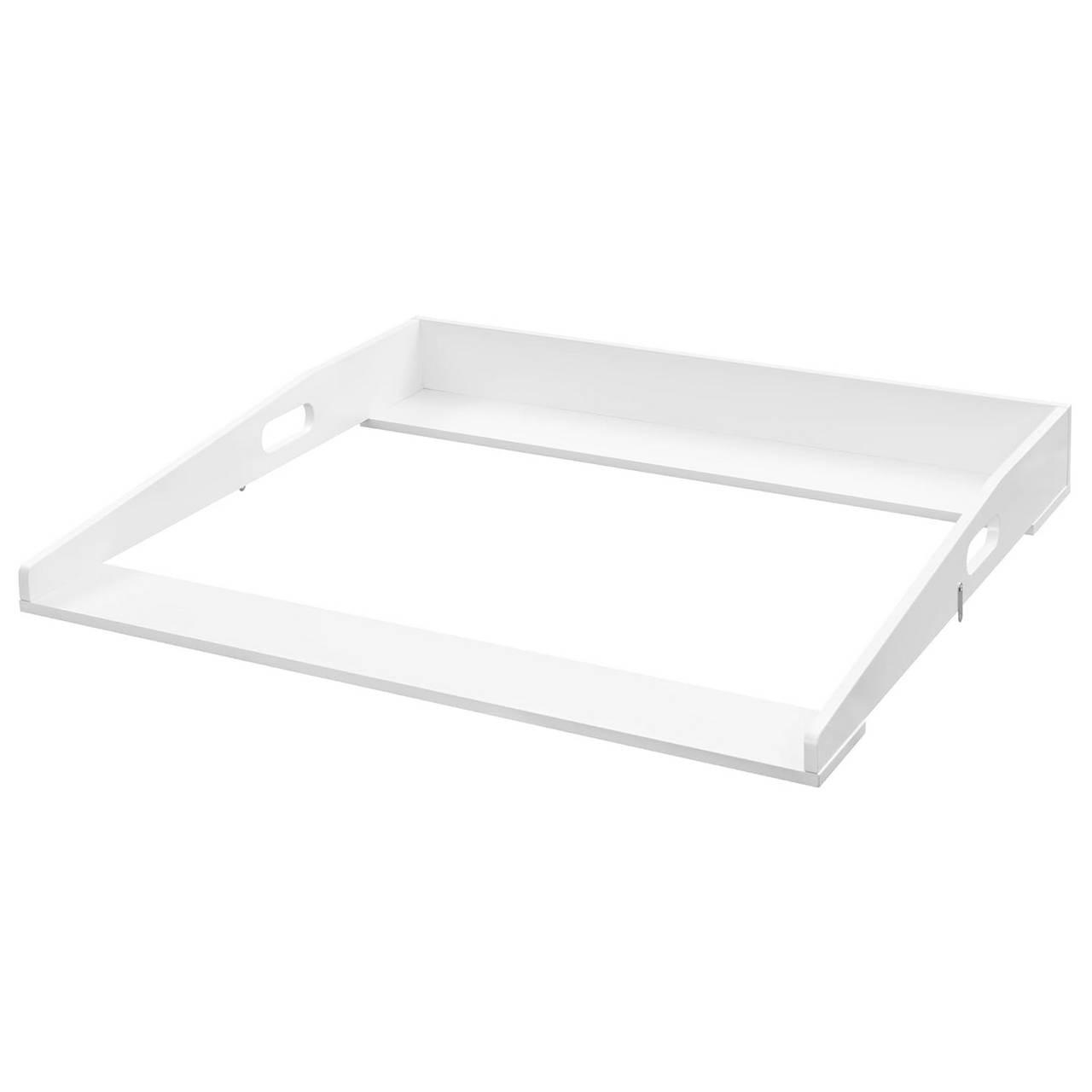 WICKELAUFSATZ für Kommode, 80x10x75 cm, Weiß - Weiß, Holzwerkstoff (80/10/75cm) - Woltu