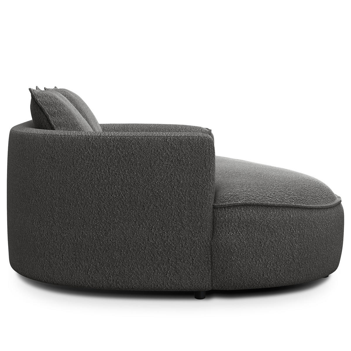 2,5-SITZER SOFA - Grau, Textil (217/82/156cm) - home24