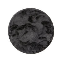 UMĚLÉ kožíškové koberce Dave Antracit ø 120 cm - šedá, textil/umělá hmota (120/1cm) - KUNSTLOFT