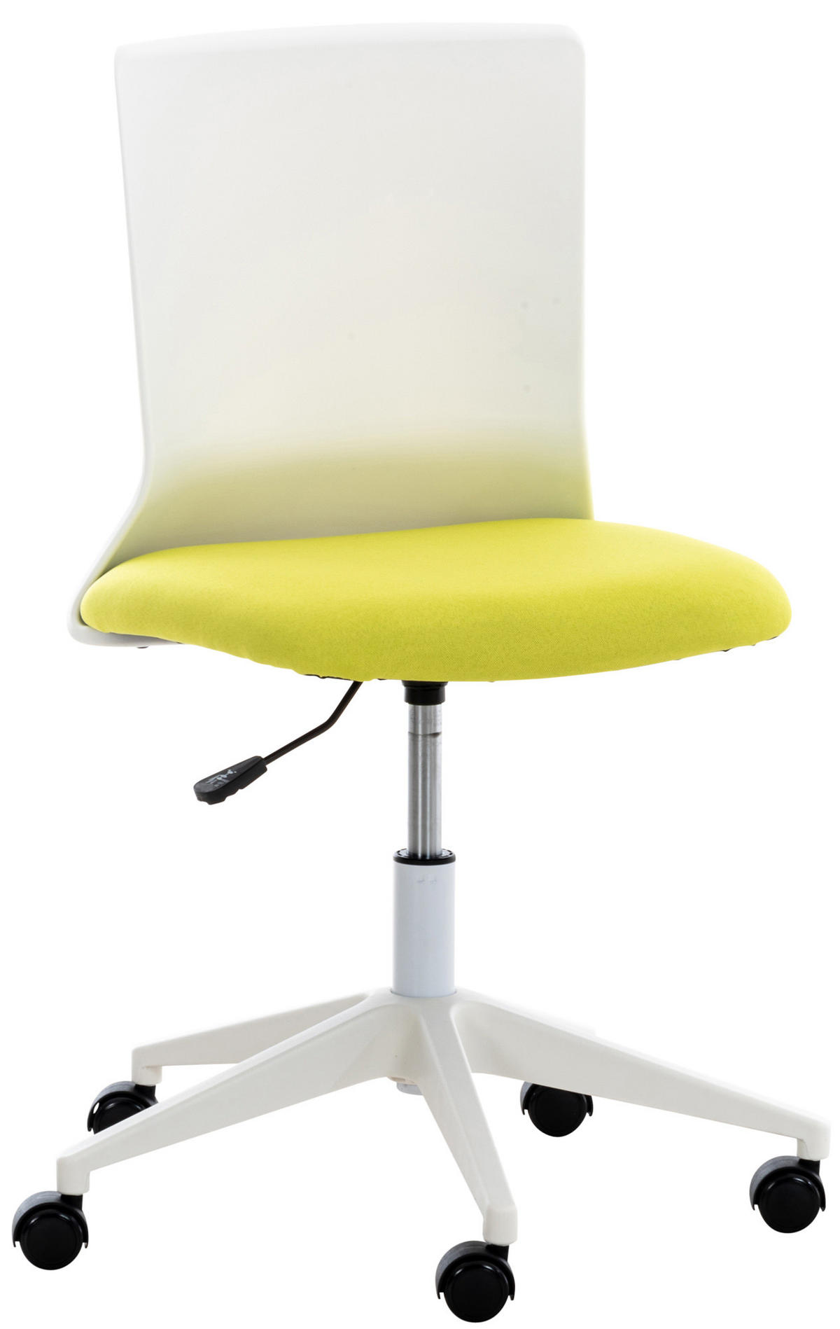 DREHSTUHL Stoff grün - Weiß/Grün, Kunststoff/Textil (61/92/61cm) - CLP