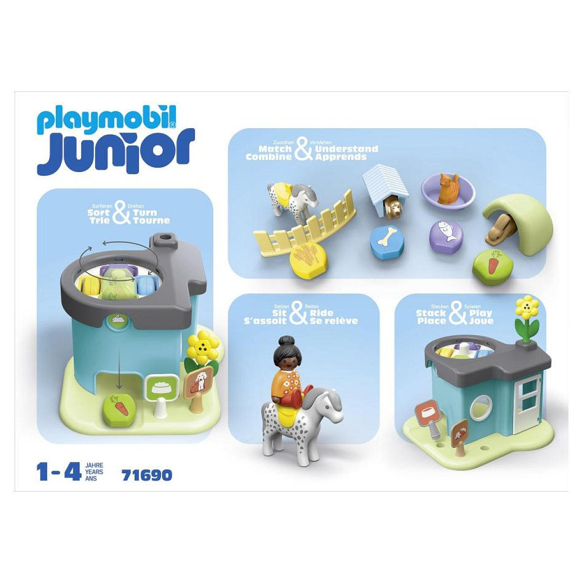 TIERHAUS - Blau, Kunststoff (19/28/39cm) - Playmobil