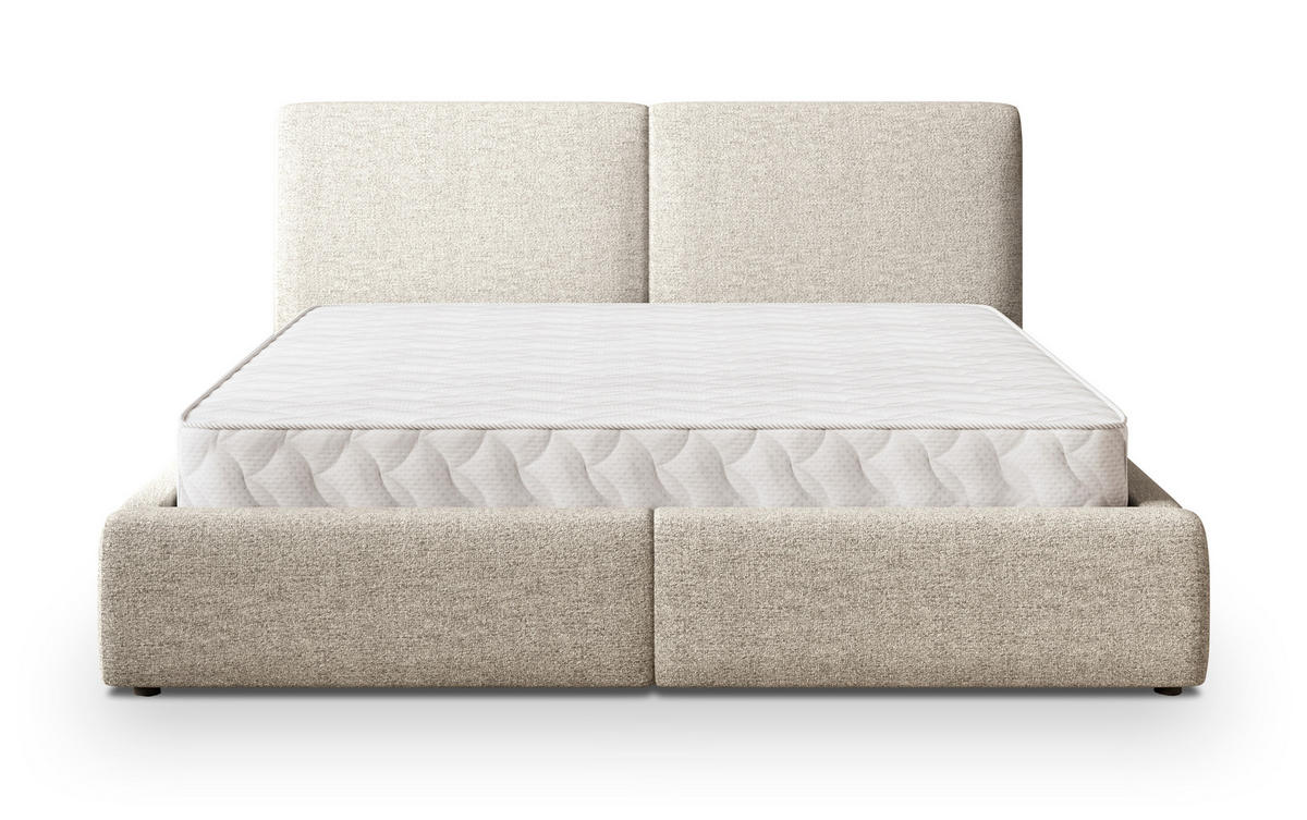 ČALOUNĚNÁ Postel FELURO 180x200 cm Krémová - krémová, kompozitní dřevo/textil (180/200cm) - MASSENO