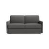 SOFA 3 sitzer aus anthrazitgrauem stoffumwandelbar lucia 175/100/87 cm - Anthrazit, Holz (175/87/100cm) - Calicosy