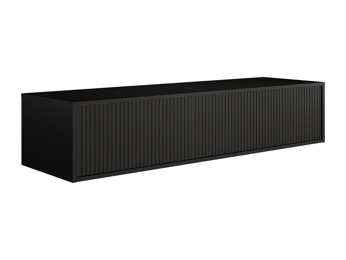 DOPPELWASCHTISCH - 150 cm x 47 cm - Holz, Platte - Schwarz - ARNEGA - Schwarz, Holz (150/32/47cm) - Vente-Unique