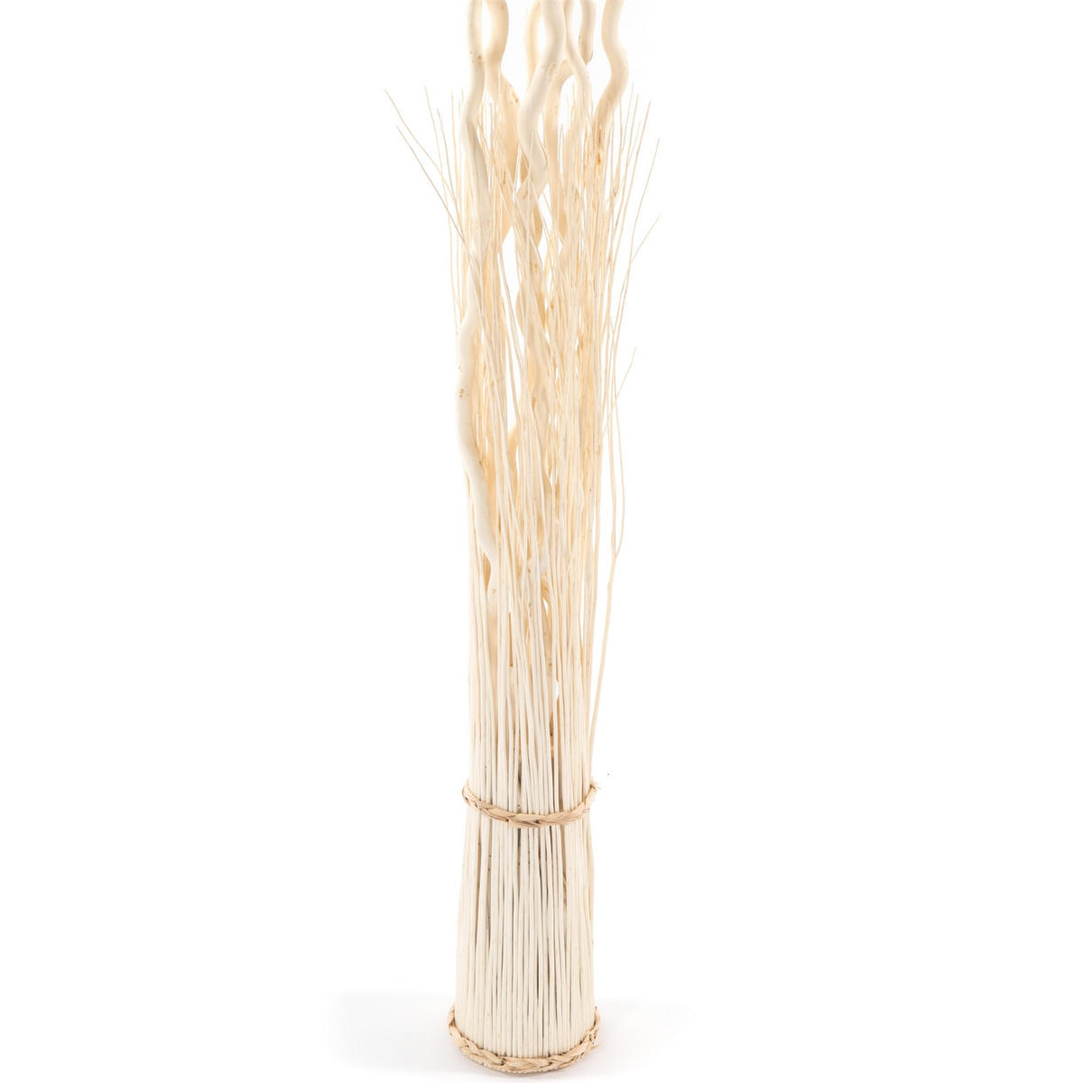 RAUMTEILER Nova Weidenzweige geblichen - Beige, Naturmaterialien (27/180/27cm) - DESIGN DELIGHTS