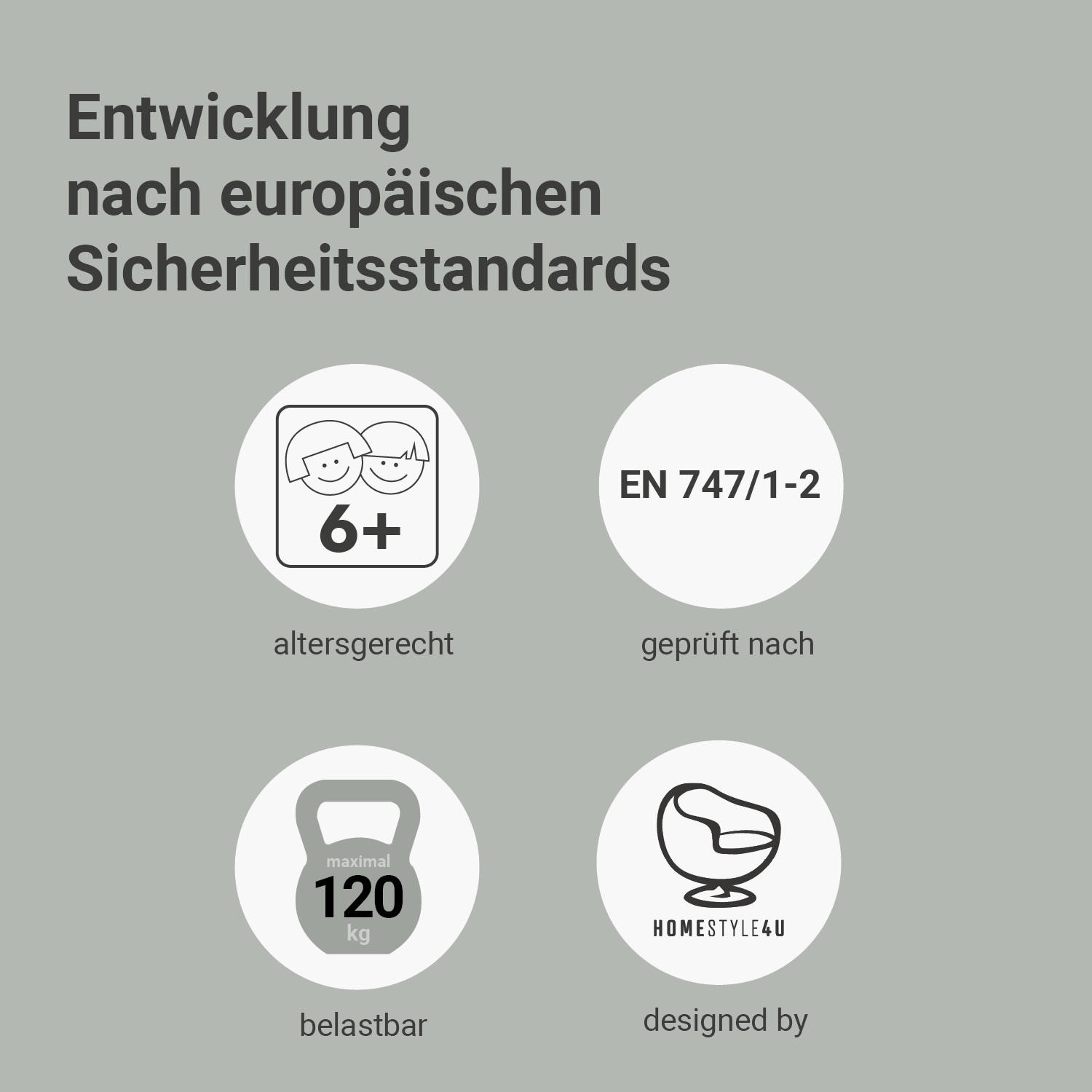 HOCHBETT 90/200 cm Grau - Grau, Holz (90/200cm) - Homestyle4u