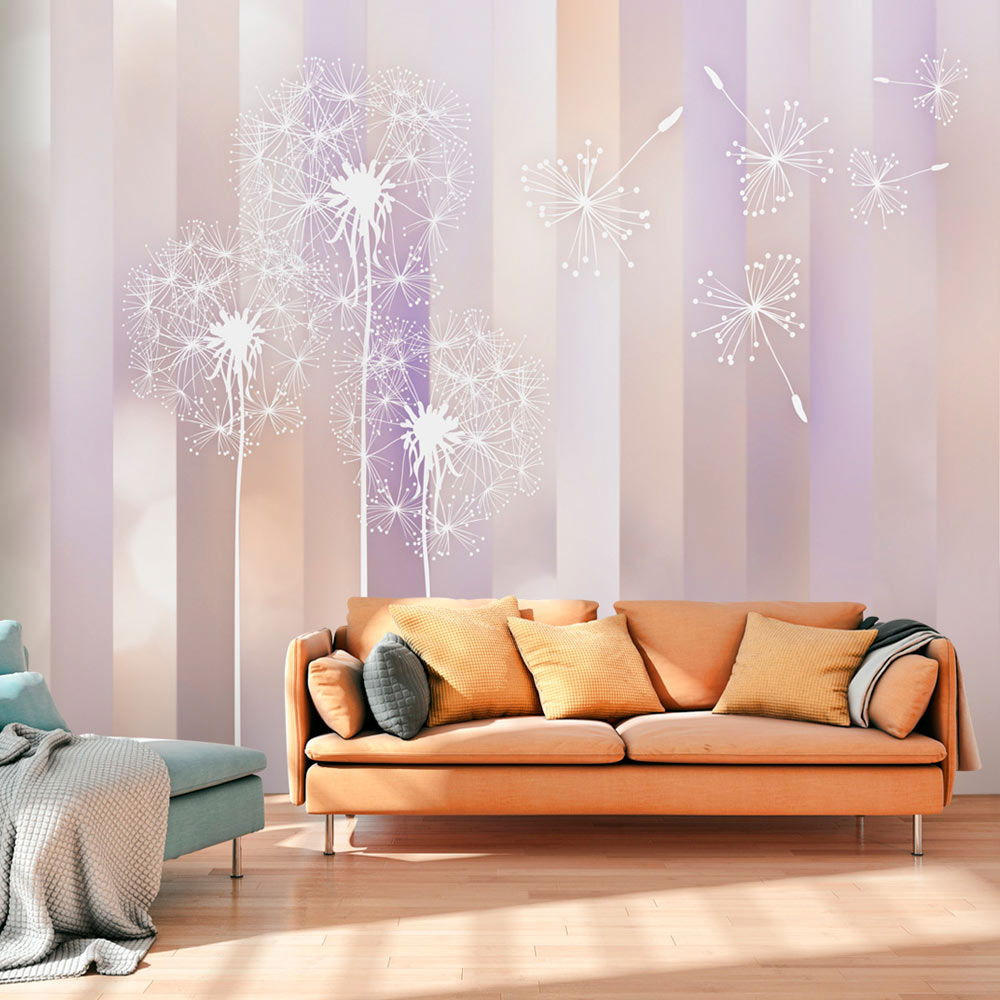 VLIESTAPETE Lila 100/70 cm - Lila/Grau, Textil (100/1cm) - KUNSTLOFT