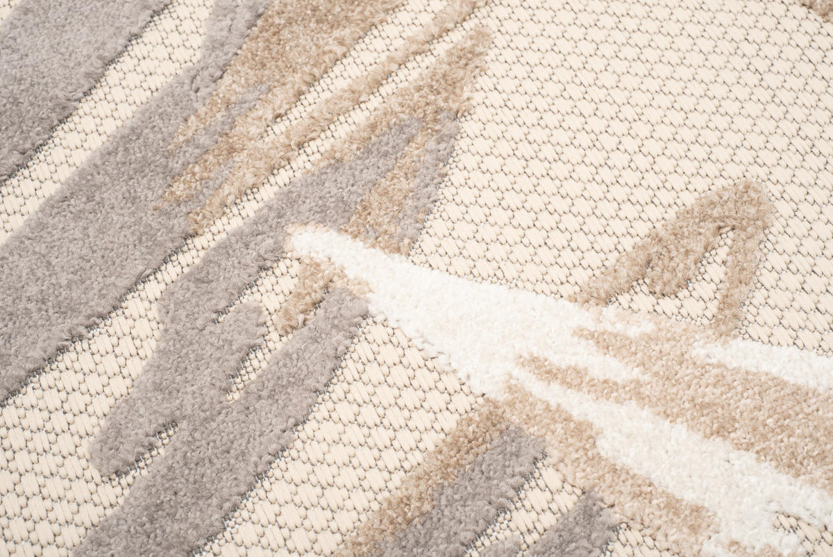 TEPPICH PATIO Creme 160/220 cm - Creme, Kunststoff (160/220cm) - Tapiso