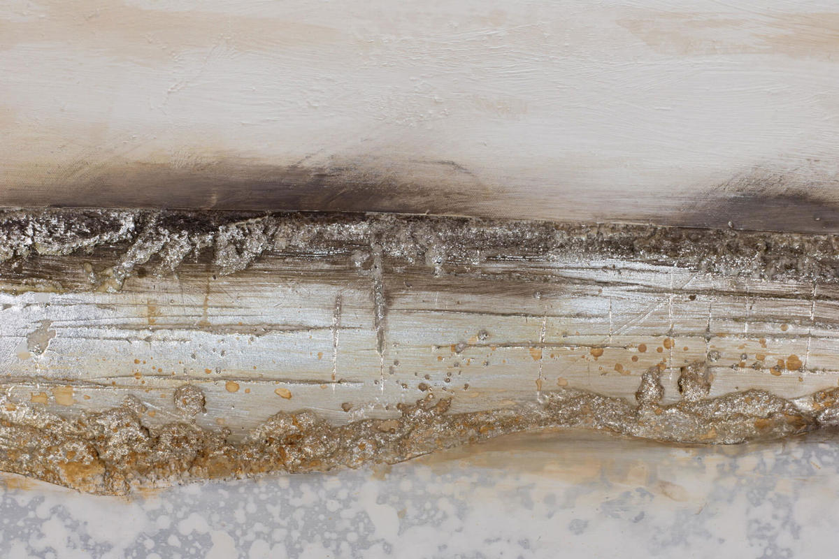 ÖLGEMÄLDE 80/80 cm - Beige, Holz/Textil (1.46/80cm) - KUNSTLOFT