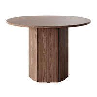 ESSTISCH HEXA Wisconsin Nussbaum 110 cm - Braun, Holzwerkstoff (110/110/75cm) - Selsey